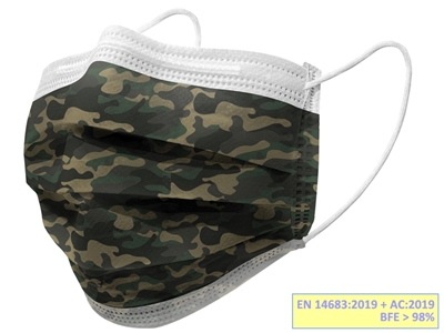 Picture of GISAFE 98% FILTERING MASK, ADULT, MILITARY, 10 PCS.