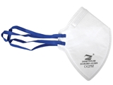 Show details for G-PRIME FFP3 FILTERING MASK, WHITE WITH BLUE ELASTIC BAND, GB,FR, IT, ES, DE, 