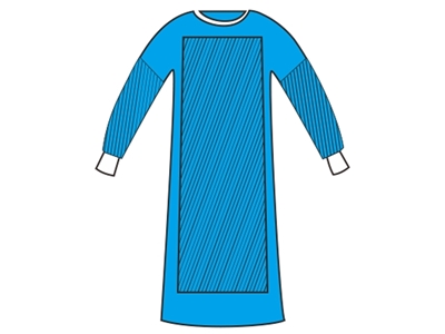 Picture of REINFORCED SURGICAL GOWNS, SIZE L, STERILE, 50 PCS.