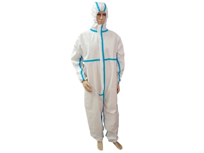 Picture of TAPED SEAM INSULATION COVERALL, SIZE L, DISPOSABLE