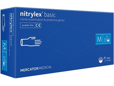 Picture of NITRYLEX BASIC NITRILE GLOVES, MEDIUM, 100 PCS.