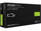 Show details for NITRYLEX BLACK NITRILE GLOVES, SMALL, 100 PCS.