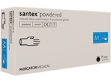 Show details for SANTEX LATEX GLOVES, PRE POWDERED, MEDIUM, 100 PCS.