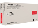 Show details for SANTEX LATEX GLOVES, PRE POWDERED, LARGE, 100 PCS.