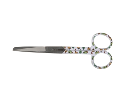 Picture of S/S STRAIGHT SCISSORS, Caterpillar, blunt/sharp, 14 cm