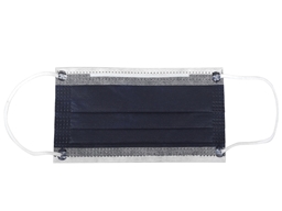 Show details for  PREMIUM 98% FILTERING SURGEON MASK 3 PLY type II with loops, adult, dark blue, 50 pcs.
