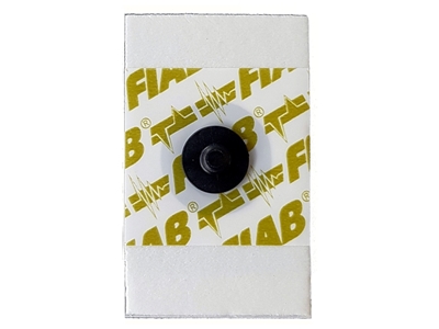 Picture of Disposable radiotransparent PE-foam electrodes, 28-44 mm, rectangular, adult/pediatric, 2000 pcs.