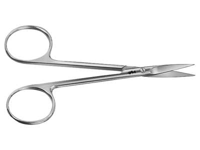 Picture of Aesculap Iris thin scissors, straight, sharp/sharp, 11 cm, bc110r