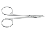 Show details for Aesculap iridectomy and ligatures scissors, curved, sharp/sharp, 11 cm, bc111r