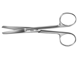 Show details for Aesculap surgical scissors, straight, blunt/blunt, 14.5 cm, bc314r