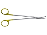 Show details for Aesculap Metzenbaum TC Durotip scissors, curved, blunt ends, 18 cm, bc263r
