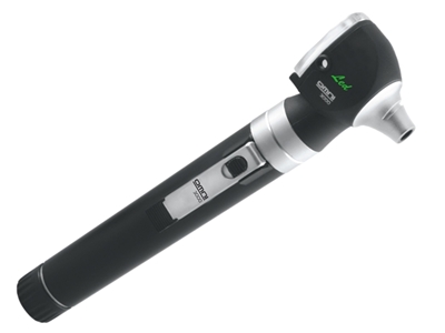 Picture of SIGMA F.O. LED OTOSCOPE 2.5V with rechargeable handle and battery - pouch - black, 1 pc.