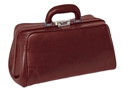 Picture of  FLORIDA LEATHER BAG - burgundy