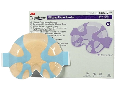 Picture of TEGADERM 3M SILICONE FOAM BORDER DRESSING 15x17 cm (box of 10)