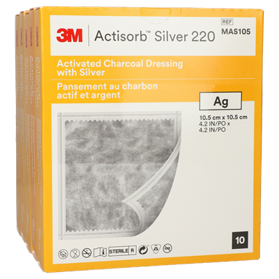 Picture of ACTISORB SILVER 220 3M 10.5x10.5 cm (box of 10pcs.)
