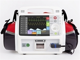 Show details for RESCUE LIFE 9 AED DEFIBRILLATOR with Temp, SpO2, Pacemaker - English