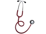 Показать информацию о EVOLVE DUAL HEAD STETHO - блестящая голова - и бордовый