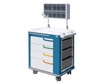 Show details for DRESSING TROLLEY - standard - white/blue