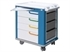 Picture of MULTIFUNCTIONAL TROLLEY - standard - white/blue