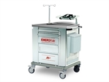 Show details for STAINLESS STEEL EMERGENCY TROLLEY - standard