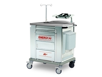 Picture of STAINLESS STEEL EMERGENCY TROLLEY - standard