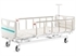 Picture of Кровать для пациента с 4 шарнирами и регулируемой высотой - 3 рукоятки - колесики