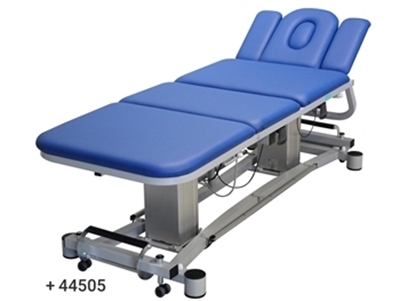 Picture of Лечебный стол с 4 секциями регулировки высоты — синий.