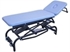 Picture of Регулируемая по высоте смотровая кушетка King-size с отверстием — черная рама — светло-голубой цвет