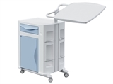 Show details for OLYMPUS BEDSIDE TABLE with TILTING OVERBED TABLE