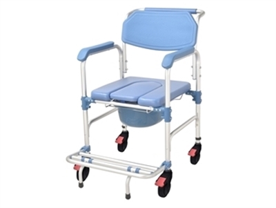 Picture of BLUE COMMODE WHEELCHAIR