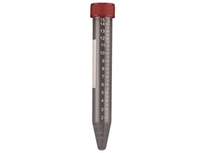 Picture of CENTRIFUGUE TEST TUBE 15 ml - conical - 17x120mm - sterile