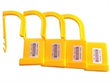 Show details for PLASTIC SECURITY SEAL WITH STEAM INDICATOR - yellow