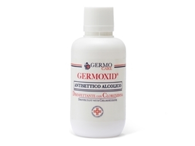 Picture of GERMOXID DEZINFEKCIJAS LĪDZEKLIS AR SPIRTU + HLORHEKSIDĪNU - 250 ml