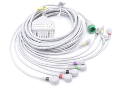Picture of ECG cable 10 leads for monitor K12, spare for 35308, 35332